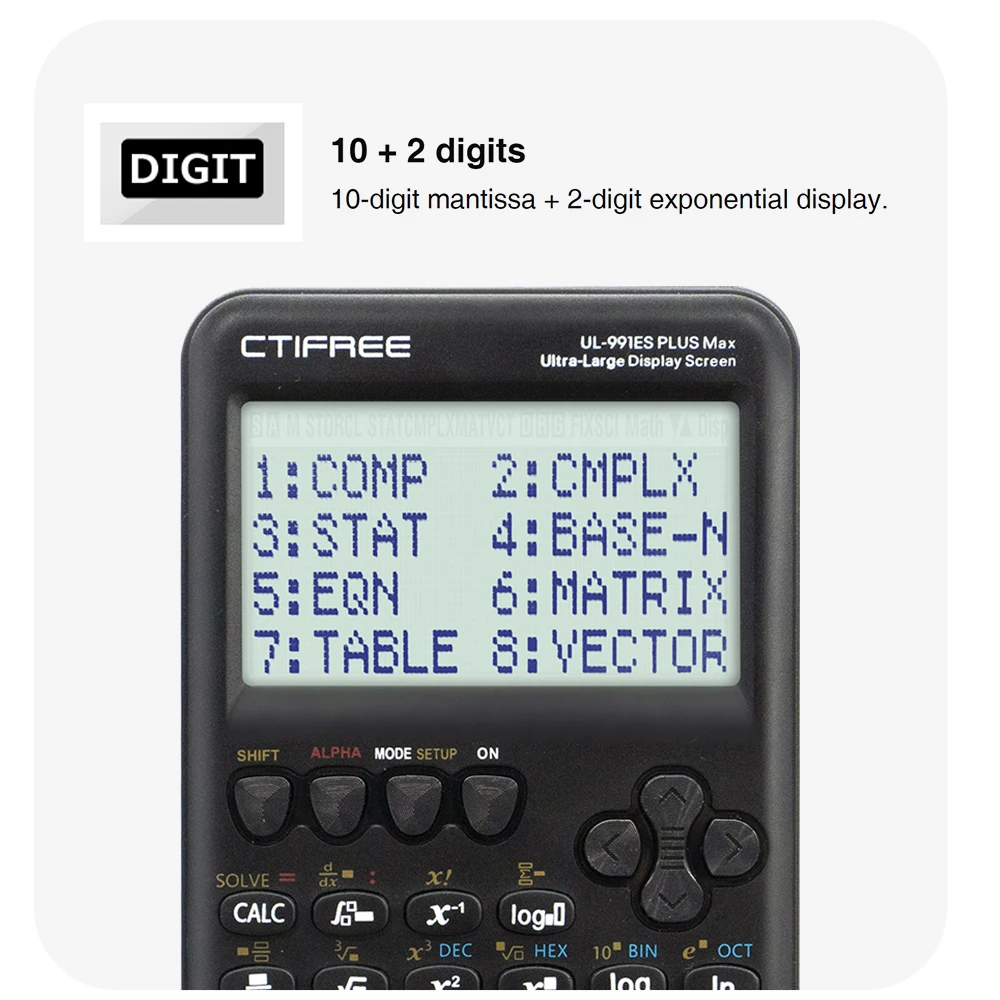Scientific function calculator multifunctional designed for students exams -417