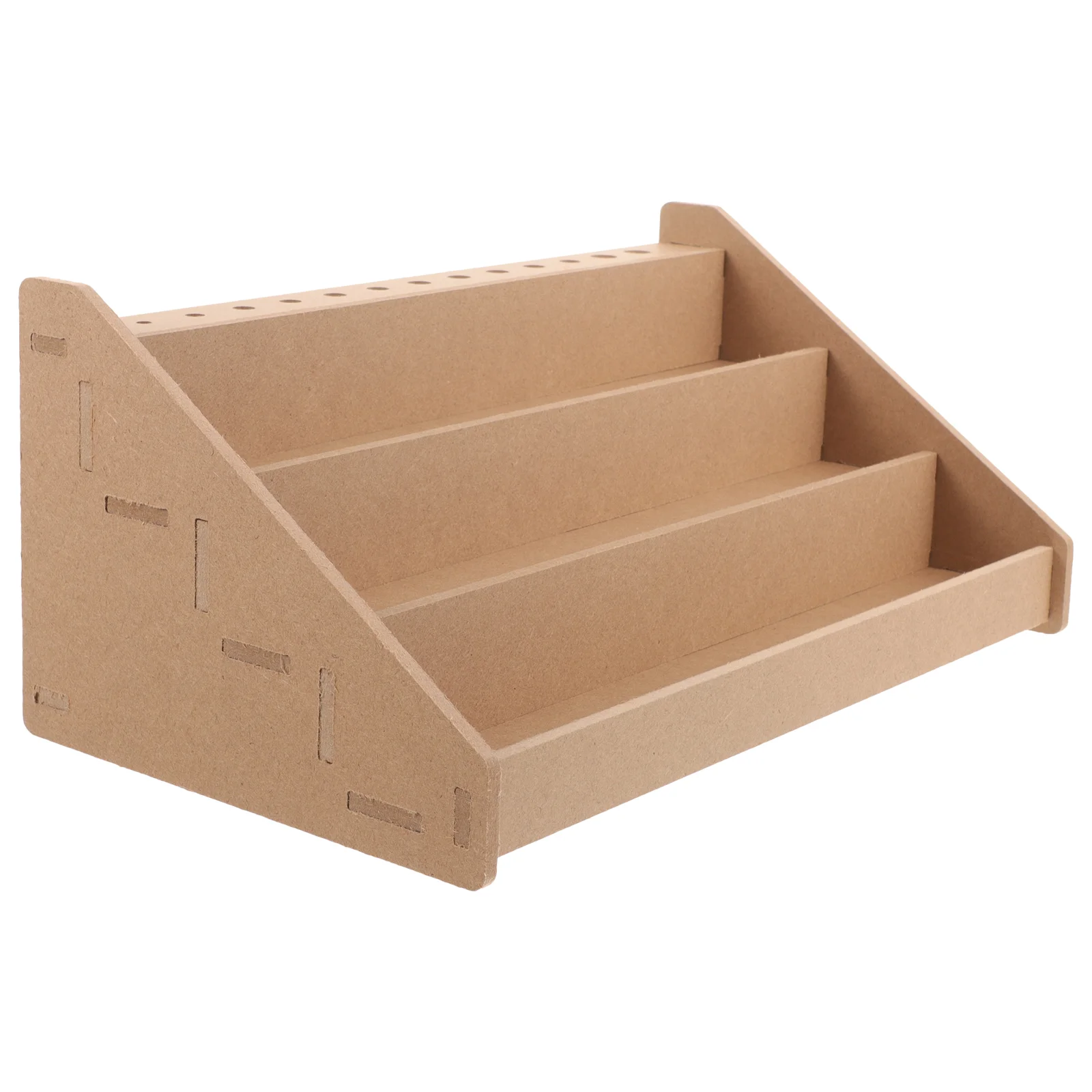 

3 Layers Paint Organizer Paint Brush Holder Wooden Paints Bottles Rack Oil Paint Tubes Ink Bottle Tool Storage