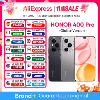 Original Global Version HONOR 400 Pro 5G Smartphone 200MP Camera Snapdragon 8 Gen 3 6.7'' AMOLED Screen 100W Wired 50W Wireless