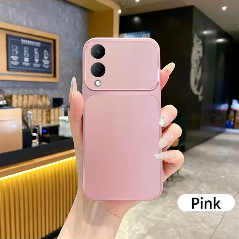 Shockproof TPU Liquid Silicone Soft Phone Back Bumper Case