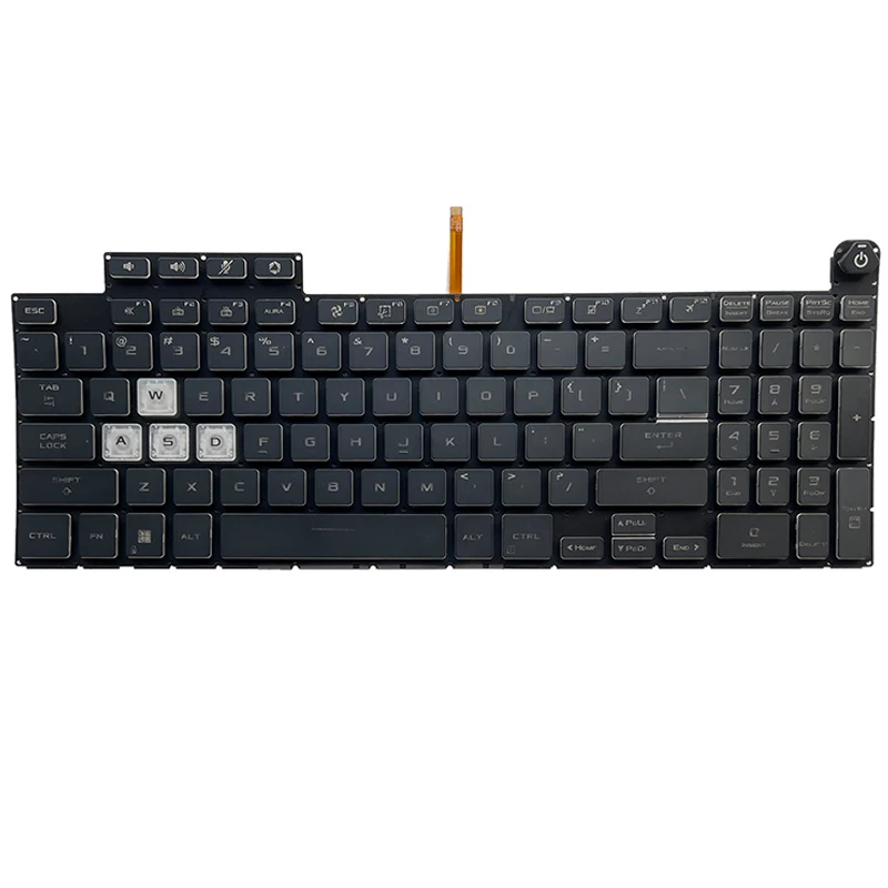 US Backlight Keyboard for ASUS TUF Gaming F15 FX507ZR FA507 FA507R FX707 FX517 GA507 Replacement Keyboards 6913US00 V210846DS1