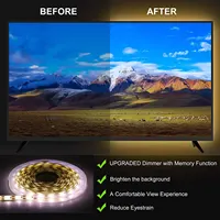 1M/3M/5M USB LED Strip Light 5V 30LEDs/m 2835 Dimmable Flexible Lamp Tape For TV Backlight Room Kitchen Lighting Lamp Decoration 2