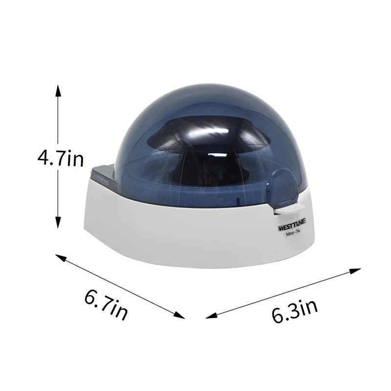 Lab Mini Centrifuges 7000 RPM Benchtop Centrifuge Machine Low Noise Laboratory Centrifuges with DC Motor Max 2680 x Westtune