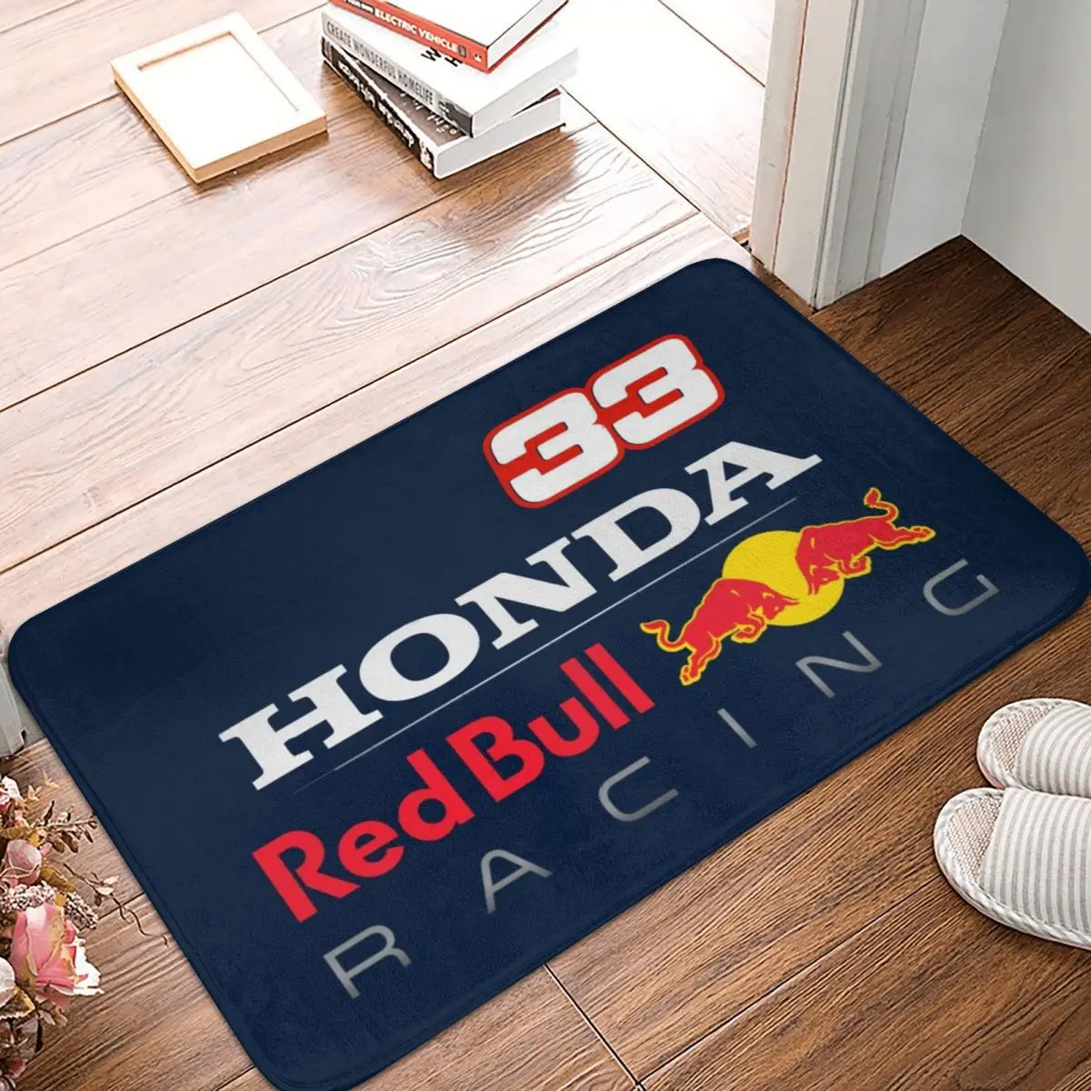 Mad 33 Max Verstappen F1 Racing Doormat Rug Carpet Mat Footpad Polyester Nonslip Floor Mat