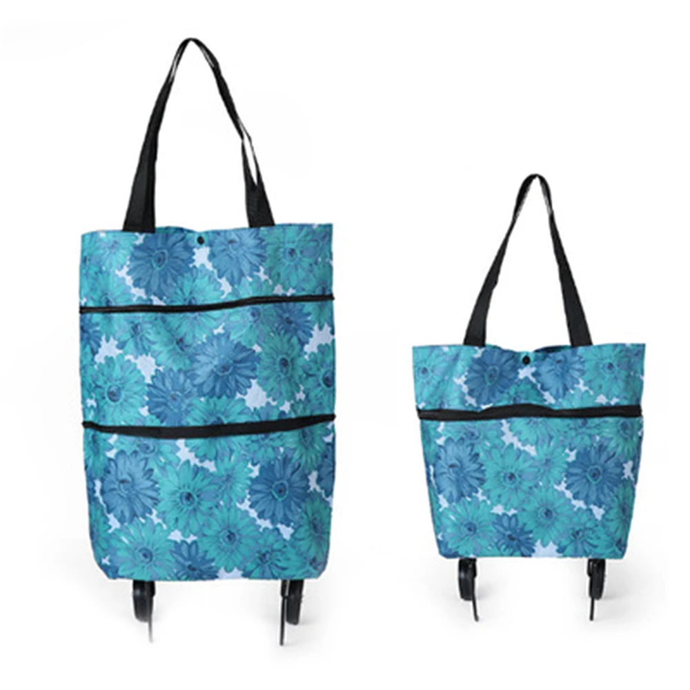 Foldable Reusable Shopping Trolley Bag - Perfect Eco-Friendly Gift