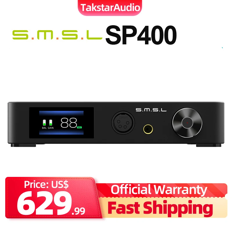 Smsl Sp400 Thx Aaa 888 Full Balanced Headphone Amplifier Balanced Xlr