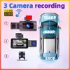 Large Screen HD Front and Rear Dual Recording Car Tachograph Can Choose Ordinary or Wireless WIFI Car DVR 2
