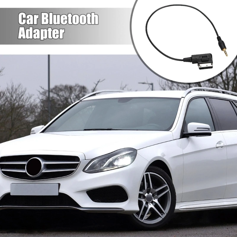 Adjustable 3.5mm Car Automobile Sound Cable for AMI Vehicles PVC Cord