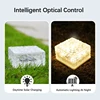 Solar Brick Lights Ice Cube Light Lamp, LED Landscape Light Buried Light Square Cube for Outdoor Garden Courtyard Pathway Decor 6