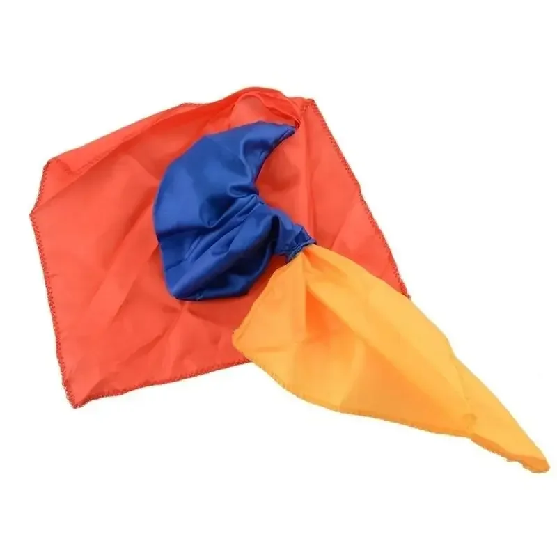 22cm * 22cm Silk Scarf For Magic Trick Joke Props Fuuny Magic Tools Toys Change Color Suitable Home Party Performance Games