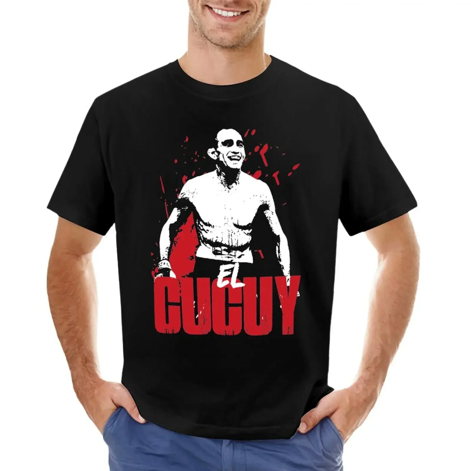 

EL CUCUY - TONY FERGUSON T-shirt funnys plain Aesthetic clothing oversized t shirts for men