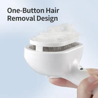 ROJECO Pet Comb Steam Brush For Cat Dog Electric Hair Brushes Hair Remove Wireless Cat Hair Rstraighte Comb Pet Cleaner Supplies 3