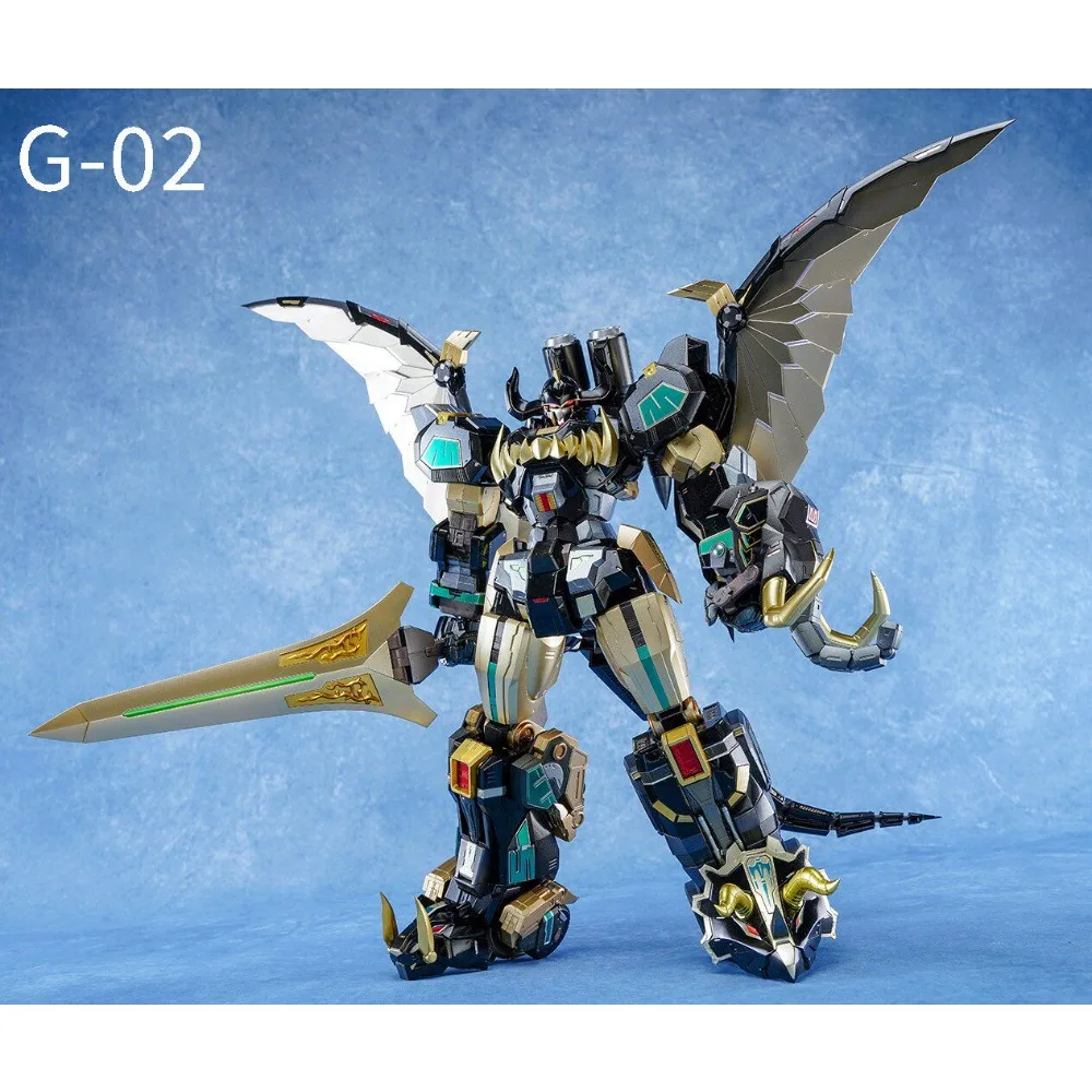 28cm G-01 G-02 공룡 스쿼드 특수부대 다이노 메가조드 메카 모빌 완성형 모..