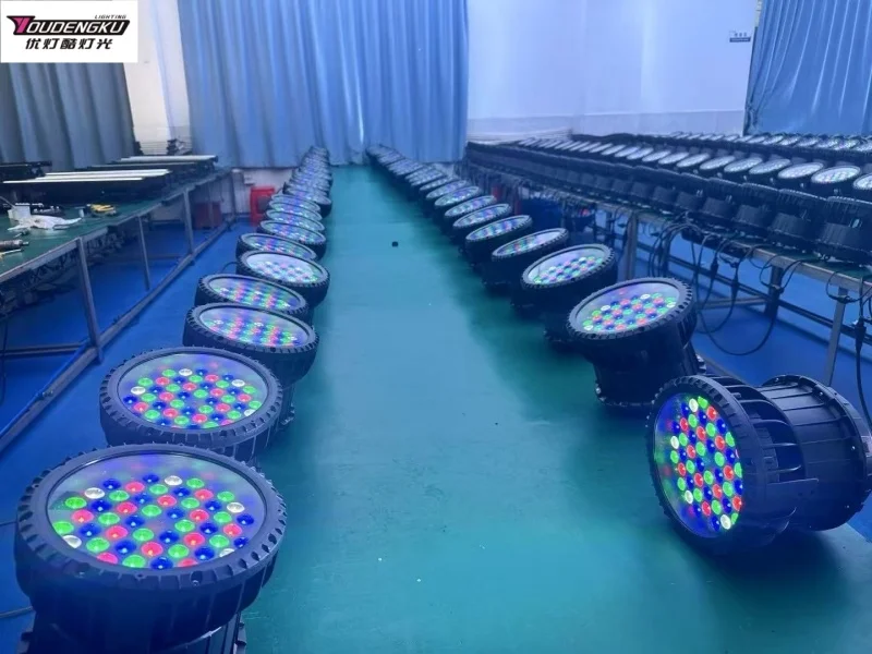 10 pieces waterproof led par light led par 54*3W rgbw outdoor led stage par can