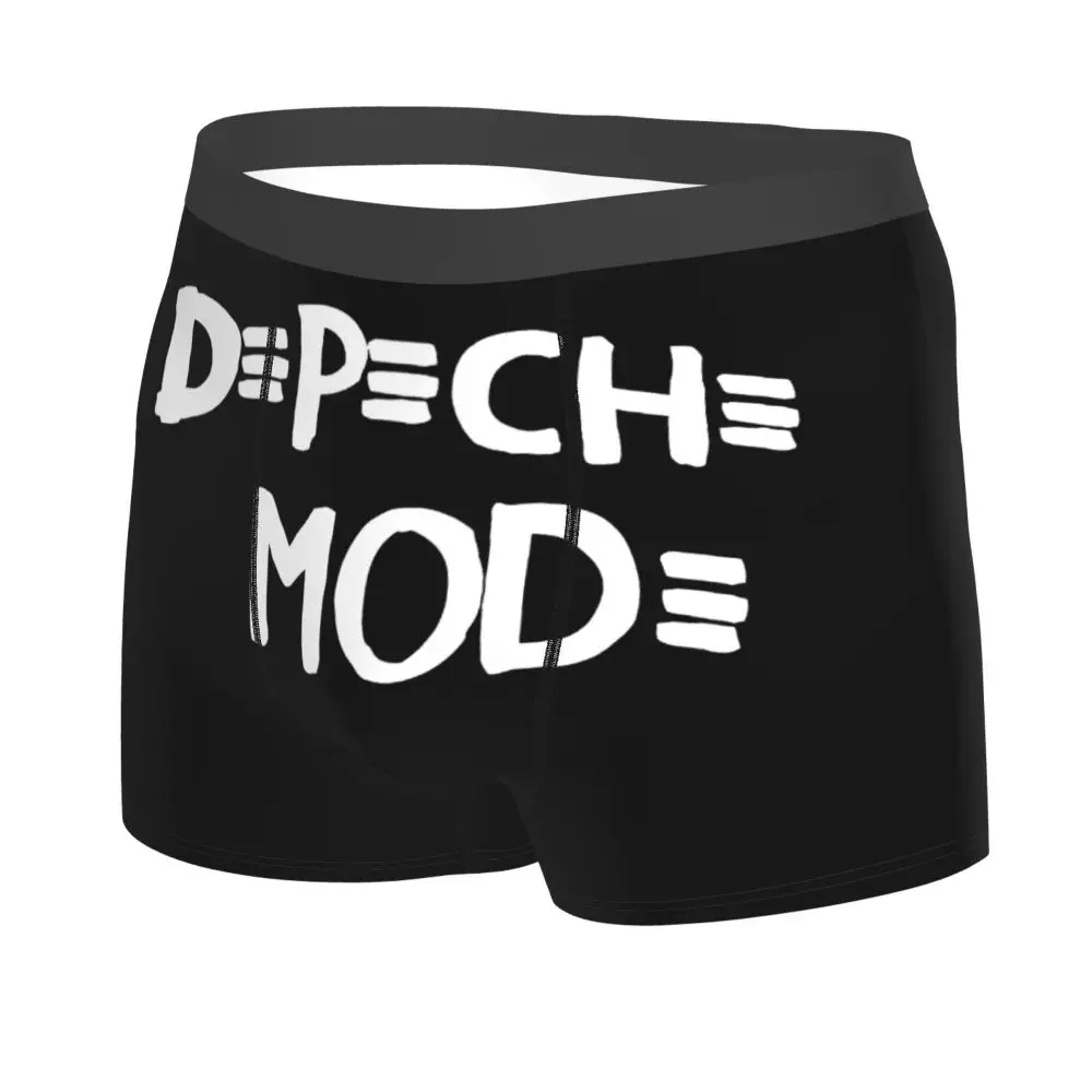 Custom Electronic Rock Depeche Cool Mode Boxers Shorts Men Briefs Underwear Cool Underpants