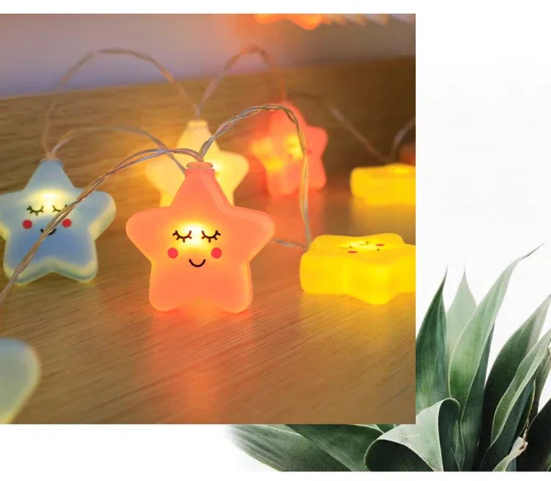 LED String Light USB/Battery Powered Star Garland Lamp Living Room Outdoor Garden Camping Wedding Christmas Party Decoration