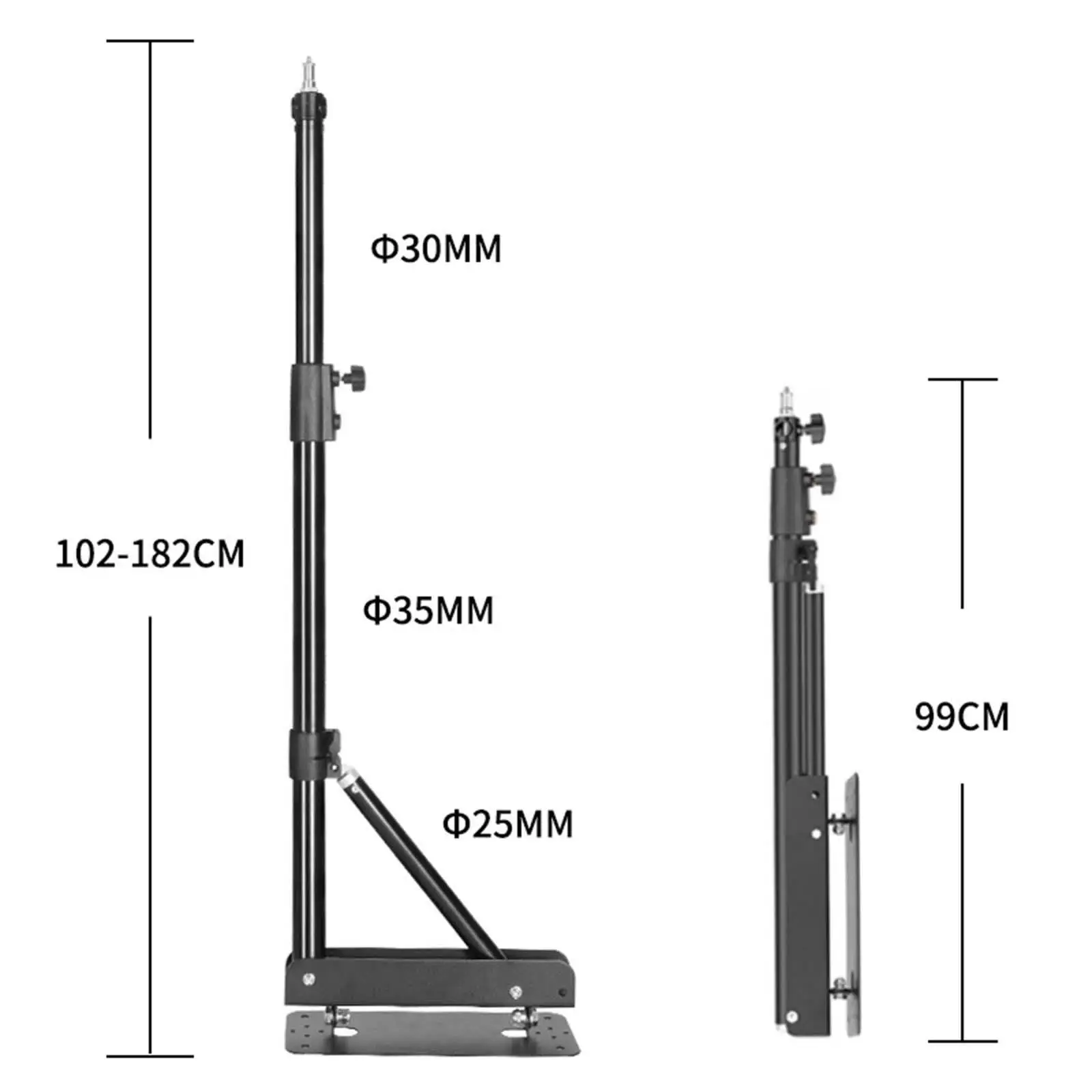 Wall Mount Boom Arm Simple Installation Lightweight Video LED Light