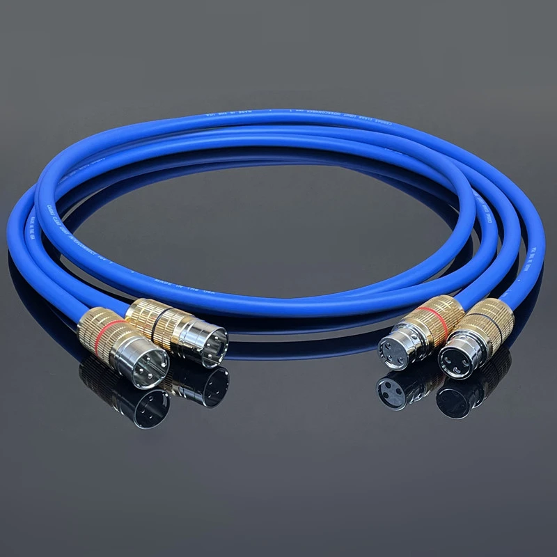 

Аудиофил XLR сбалансированный кабель карты чисветильник медь HiFi аудио соединение линии