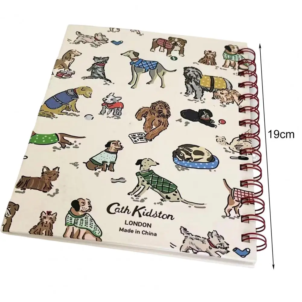 A5 Planner Notebook ins Puppy Notebook Premium Thickened Page Loose-leaf Cartoon Puppy Style Coil Ring Notepad School Supplies