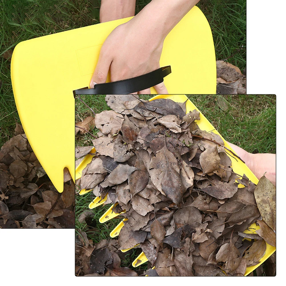 Leaf Grabbers Soft Handheld Leaf Rake Comfortable Garden Collector for Picking Up Leaves Grass for Clippings Shrubs Garbage