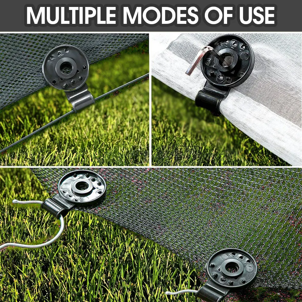 Sun Shading Net Plastic Clip Home Fence Installation Hook Greenhouse Film Clamp Shadow Mesh Brooches Tent Hang Garden Accessorie
