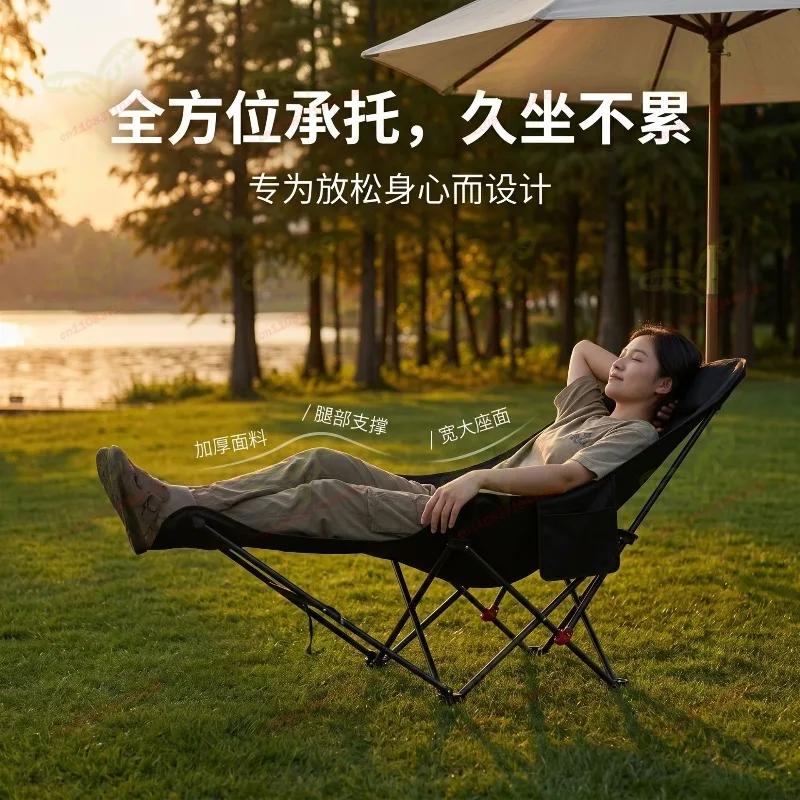3단계 조절 가능한 문체어, 캠핑 낚시 낮잠용 야외 접이식 리클라이너, 휴대용 레이지 체어 사진 촬영용