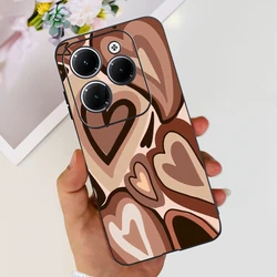 Cute Fashion Soft Silicone Phone Case - Stylish Protective Cover with Bumper for Infinix Hot 40i (656)