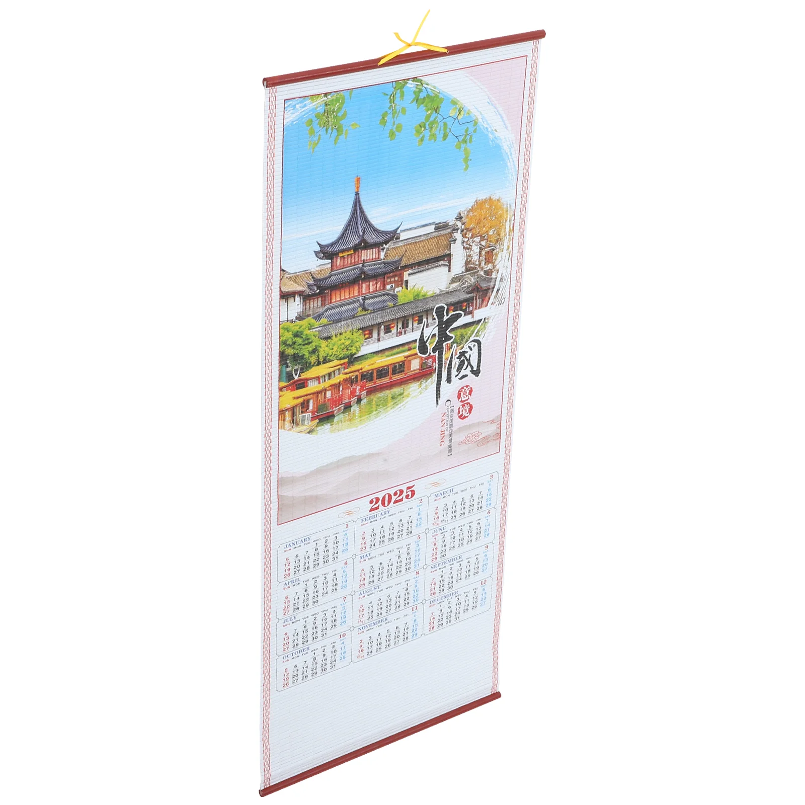 

Year of The Snake Hanging Scroll Calendar Household Wall Monthly Delicate Sturdy Family Desk Planning Clear Printed