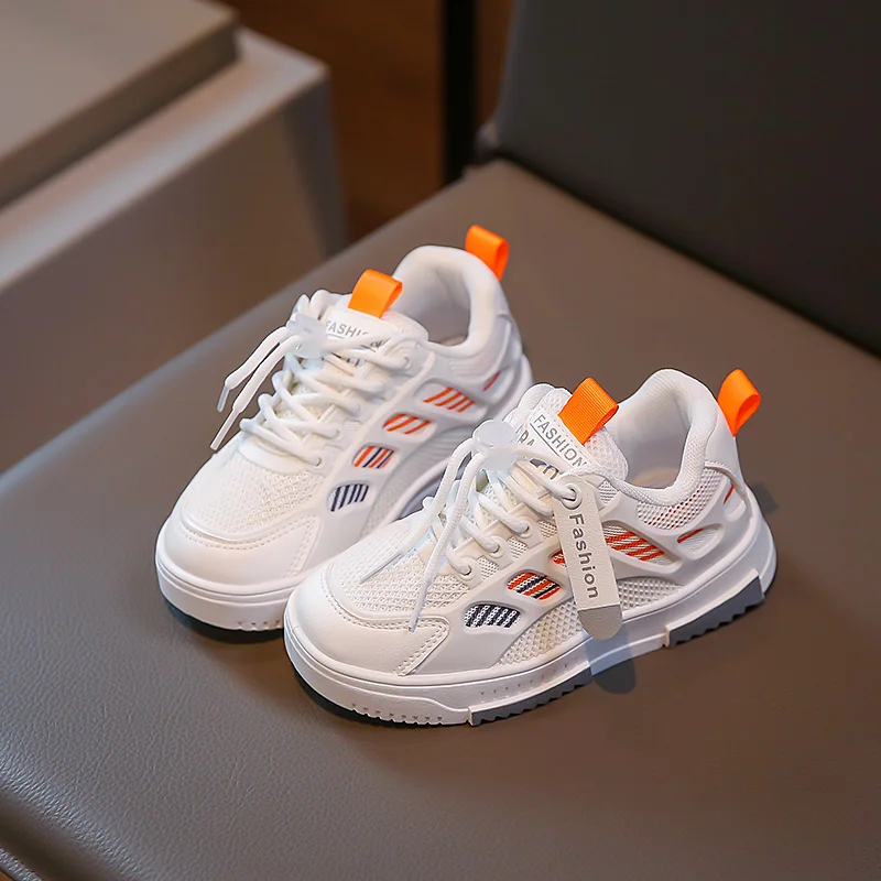 Jungen Sneakers Mädchen Atmungsaktive Sportschuhe für Kinder Herbst Rutschfeste Casual Student Outdoor Schuhe Korbschuhe_voghion.com