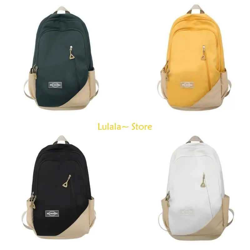 【Quality】 Y4QA Versatile Large College Student Backpack School Bag Travel Daypack