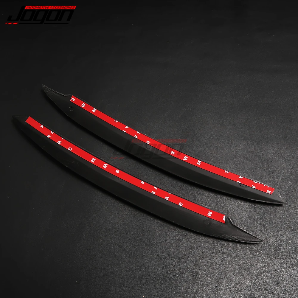 2PCS For VW Golf 7 VII GTI GTD GTE R MK7 2013-Carbon Look &Glossy Black Color Car Front Headlight Eyebrow Eyelid Cover Trim headlight eyebrows eyelid