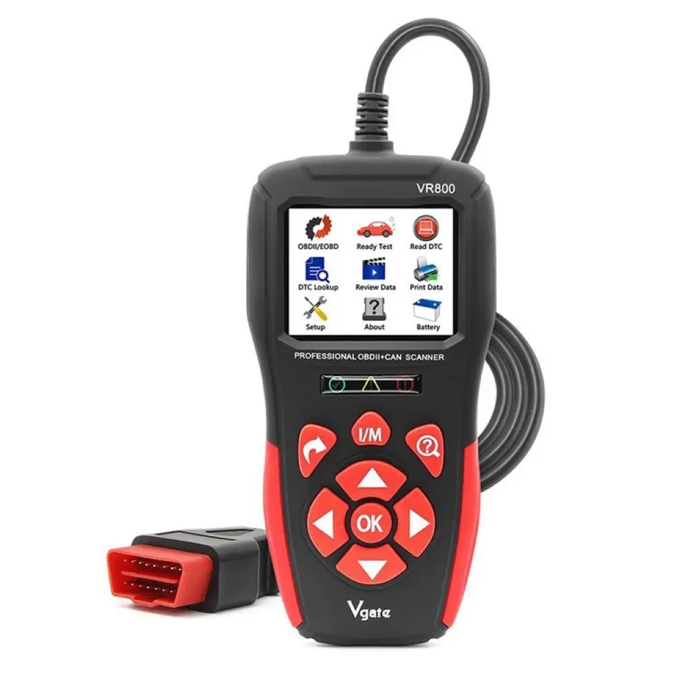 

Vgate VR800 Car Code Reader OBD2 Scanner Automotive Scan Tools OBD Diagnostic Auto ODB2 Scanner Tool PK AS500 KW850 ELM327 V1 5