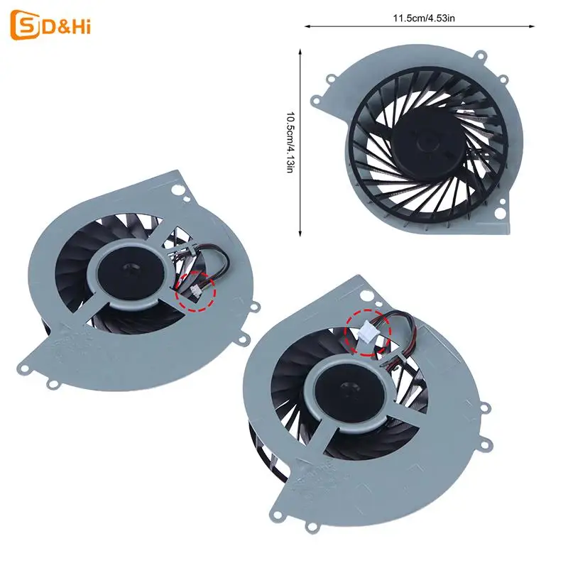 

New Cool Fan Compatible With PS4 1000 1100 1200 Cooling Fan Cooler Repair Parts Compatible With PS4 Console