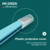 MR.GREEN Eyebrow Tweezer Colorful Hair Beauty Fine Hairs Puller Stainless Steel Slanted Eye Brow Clips Removal Makeup Tools 5