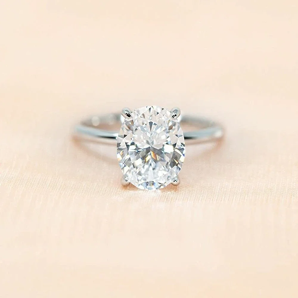 Risparmia alla grande su Anelli Di Nozze Solari Femminili Elegante Anello Di Fidanzamento Del Solario In Argento In Argento In Argento Per Donne