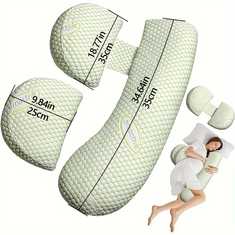 Pregnant Women's Pillow to Protect Waist Side Sleeping Support Abdomen H-shaped Sleeping Side Cushion pregnancy pillow