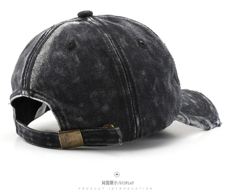 Tie-Dyed Japan Yabi Washed Denim Cotton Baseball Cap Men Women Bone Snapback Soft Material Y2K Dad Hat Trucker Caps Gorras – Detail 11