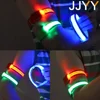 JJYY 1PC Outdoor Sports Night Running Armband LED Light USB Rechargeable Safety Belt Arm Leg Warning Wristband Cycling Bike Bic 2