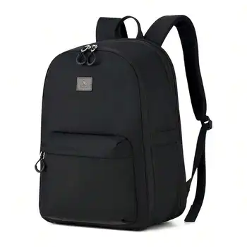 30L Water Resistant Travel Backpack For Adults, Expandable Carry On Bag Fits 15.6 Inch Laptop, Weekender Daypack Black 1