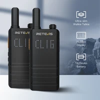 Mini Walkie Talkie With Screen Retevis B63H Walkie-talkie Portable PMR446 Profesional Two-way Radio Rechargeable 1