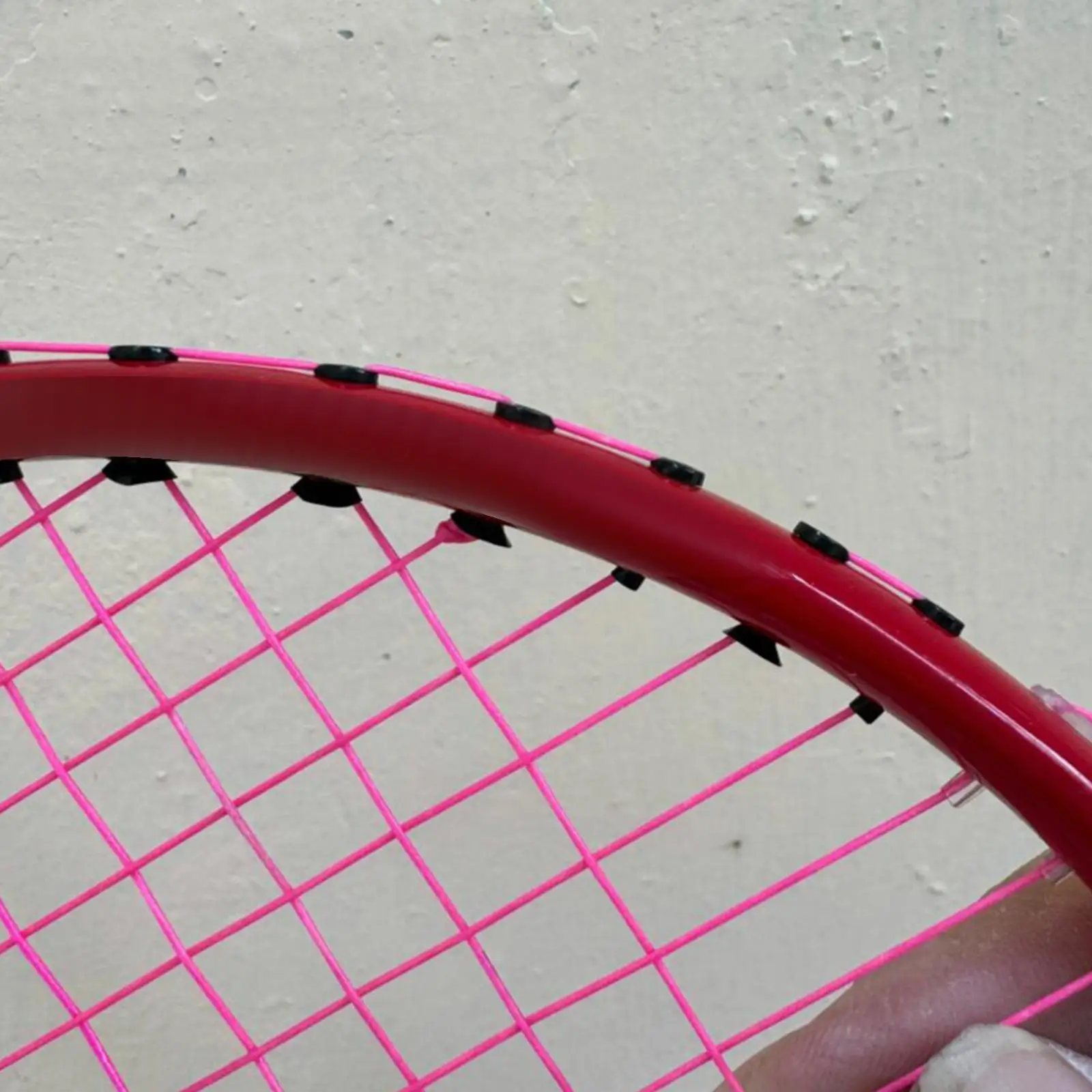 Badminton Grommets Racquet Eyelets Portable Nylon Bucket String Protector Racket String Tubes for Badminton Repair Racketball