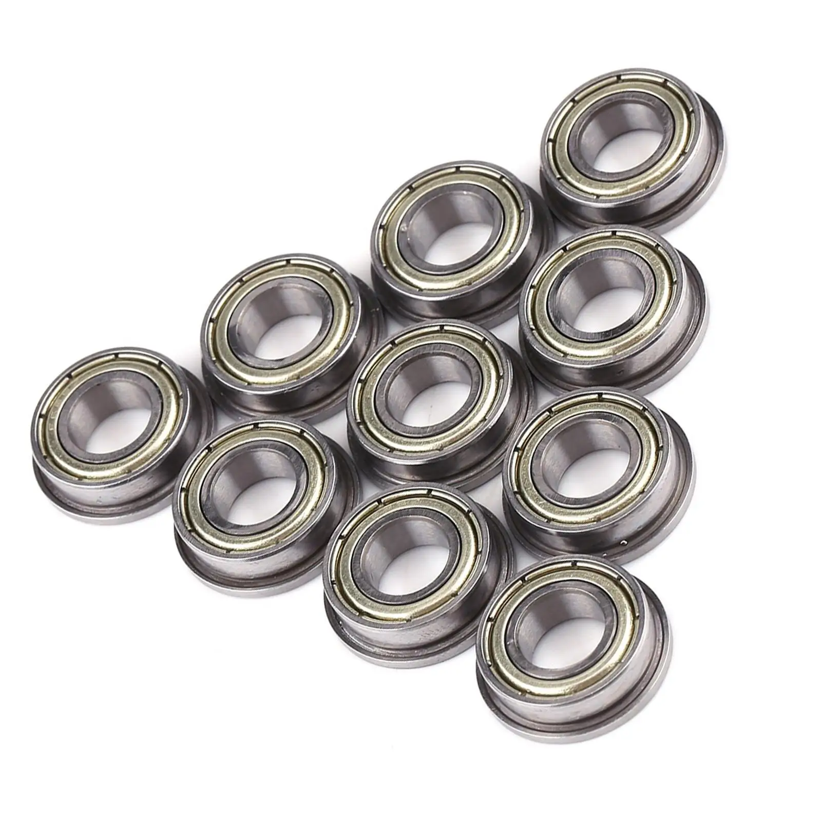 Ball Bearings Metal Shielded Ball Bearings 10Pcs F608ZZ F686ZZ F688ZZ Miniature Deep Groove for printer Motors