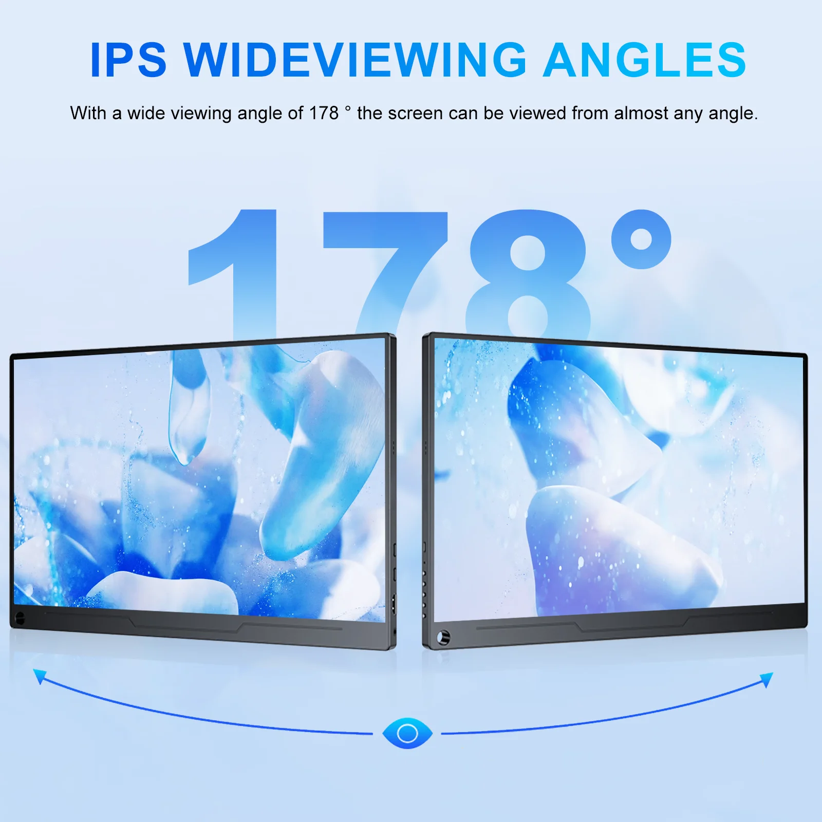 4K 15.6인치 휴대용 모니터 3840x2160 확장 디스플레이 IPS LCD 패널 펜홀 스탠드 VESA Type-c 미니 HDMI 모바일 디스플레이 300cm/m2