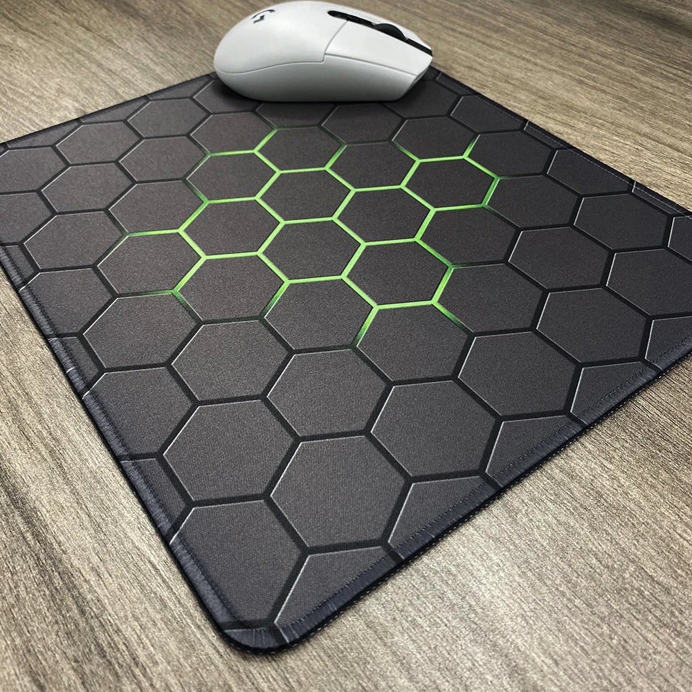 Sechseck Gaming Mauspad xs Computer Laptop Gummi kleines Mauspad für PC Gamer Desktop Dekoration Büro Maus Matte Deskmat Teppich