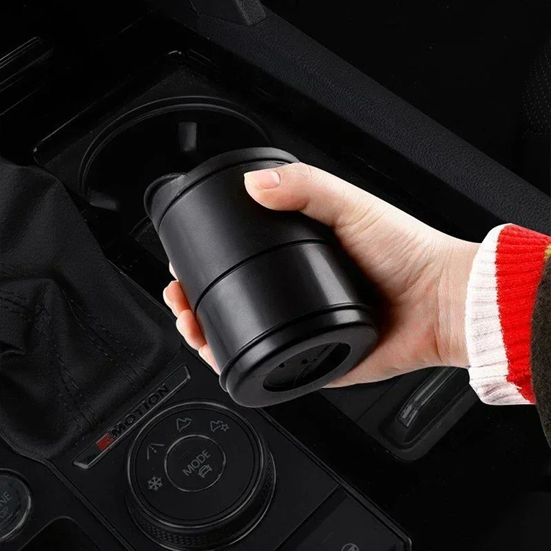 Universal Car LED Ashtray Garbage Coin Storage Cup Container Cigar Ashtray Holder Auto Interior Accessories Car LED Ashtray