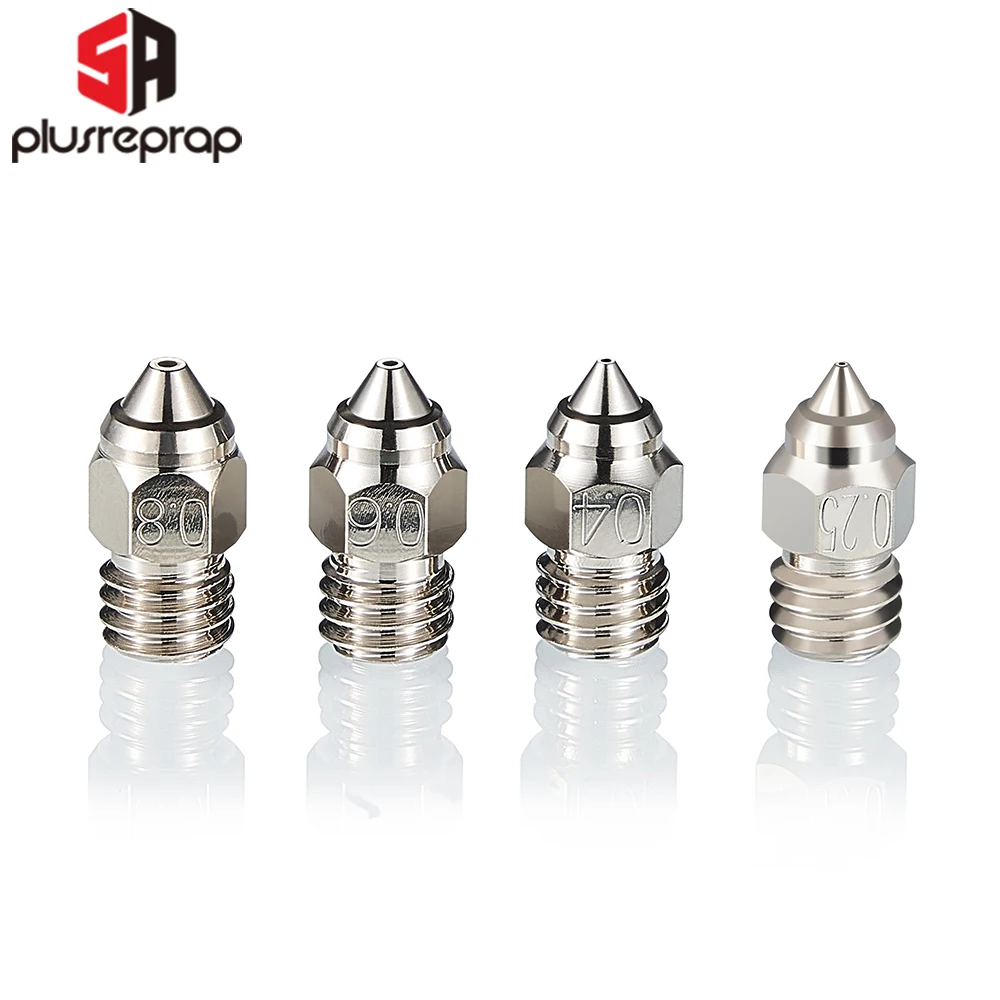 

CR6 SE Plated Copper Nozzle For Sprite Extruder Ender 3/5/S1 PRO CR10 Hotend Extruder Block M6 Thread 3D Printe Parts