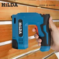 HILDA Air Nail Gun Furniture Pneumatic Gun Wood Frame Stapler Pneumatic Tool Power Tools with 2000pcs Staples 2