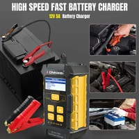 12V Car Charger Battery Tester 5/10A Gel Battery Charger Power Bank Pulse AGM Wet Dry Lead Acid Auto Repair Tools Repair device - Image 6