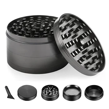 63mm Herb Grinder 4 Layers Mill Zinc Alloy Smoke Tobacco Crusher Dry Herbal Spice Cigarette Smoking Accessories Grinders Grass