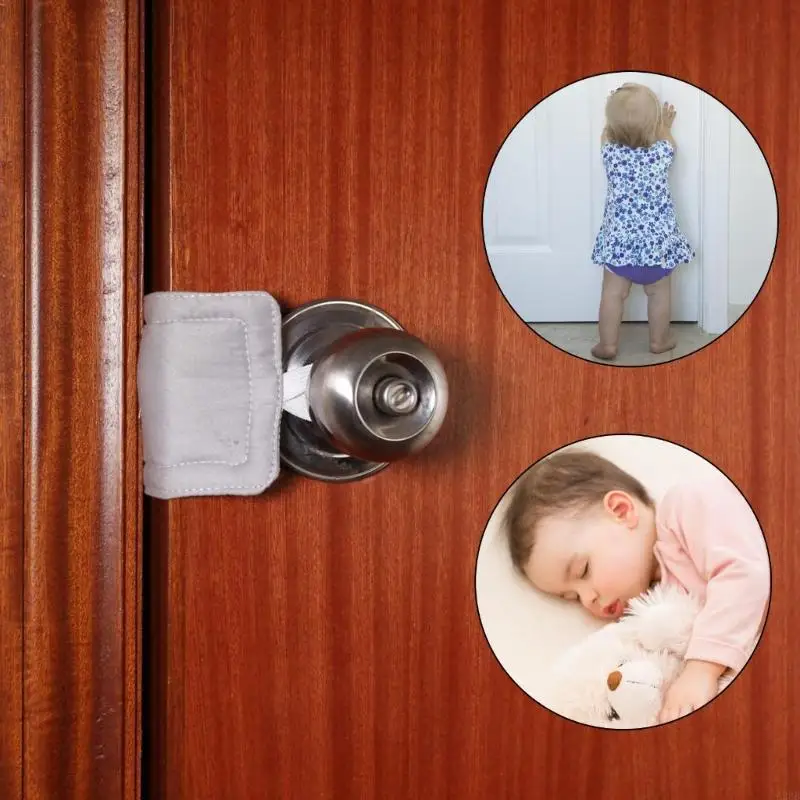 Noise Reductions Door Silencers Light Sleepers Solution Door Cushions Pad Set Latches Cover for Slam Frees A2BB